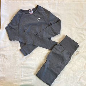 Gym Shark Set - seamless gray